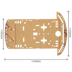 Chassi Robô Móvel – 4WD