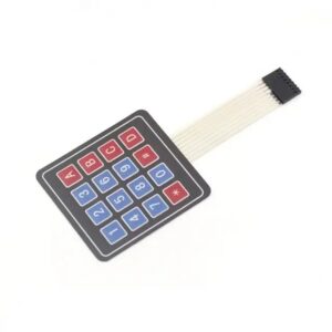 Teclado matricial de membrana com 16 teclas (4 x 4)