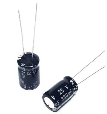 capacitores 330uf 25v 8x12